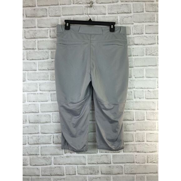 New Under Armour WOMENS/FEMMES/MUJERES Crop Pant Size Large Gray Sports Wear - Picture 2 of 8